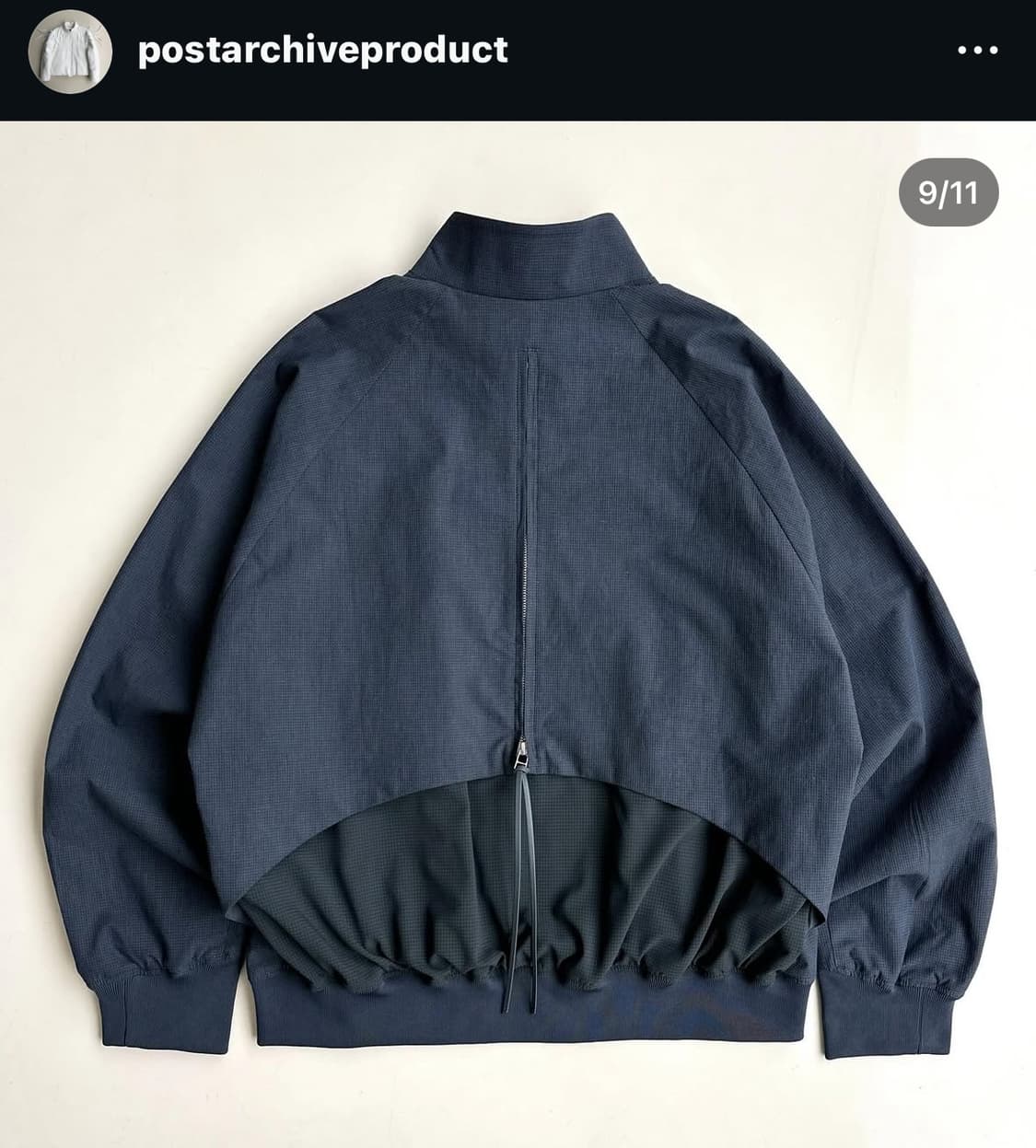 포스트아카이브팩션 8.0 BOMBER CENTER (CHARCOAL) 상품이미지3