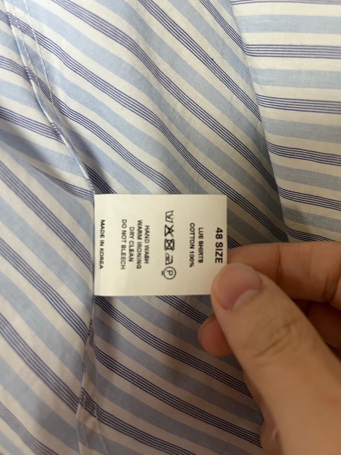 Aieul 스트라이프 셔츠 (48size) 상품이미지5