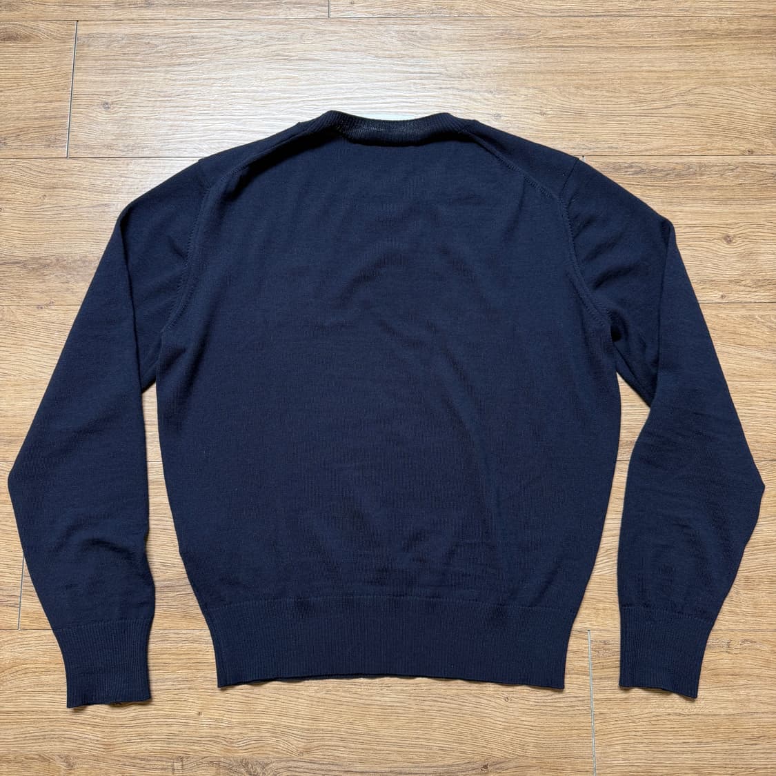 아미 스몰 로고 네이비 울 니트 상품이미지3