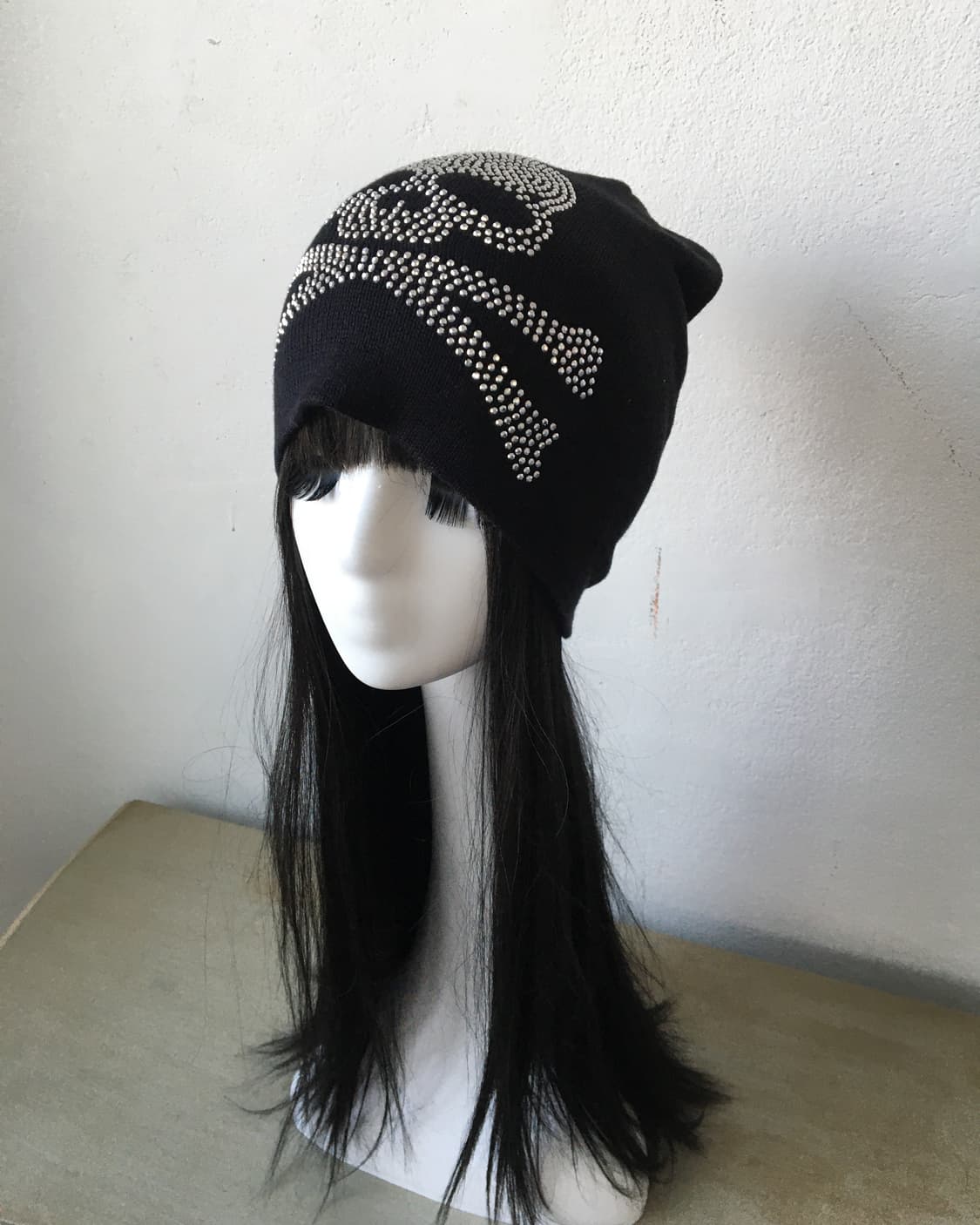 skull beads beanie 상품이미지1