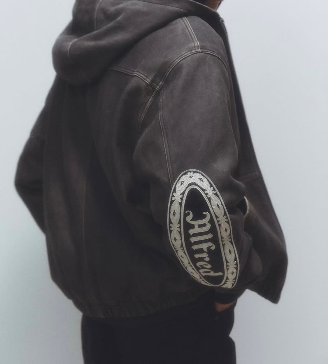 헤리티지플로스 가죽 후드집업 상품이미지1