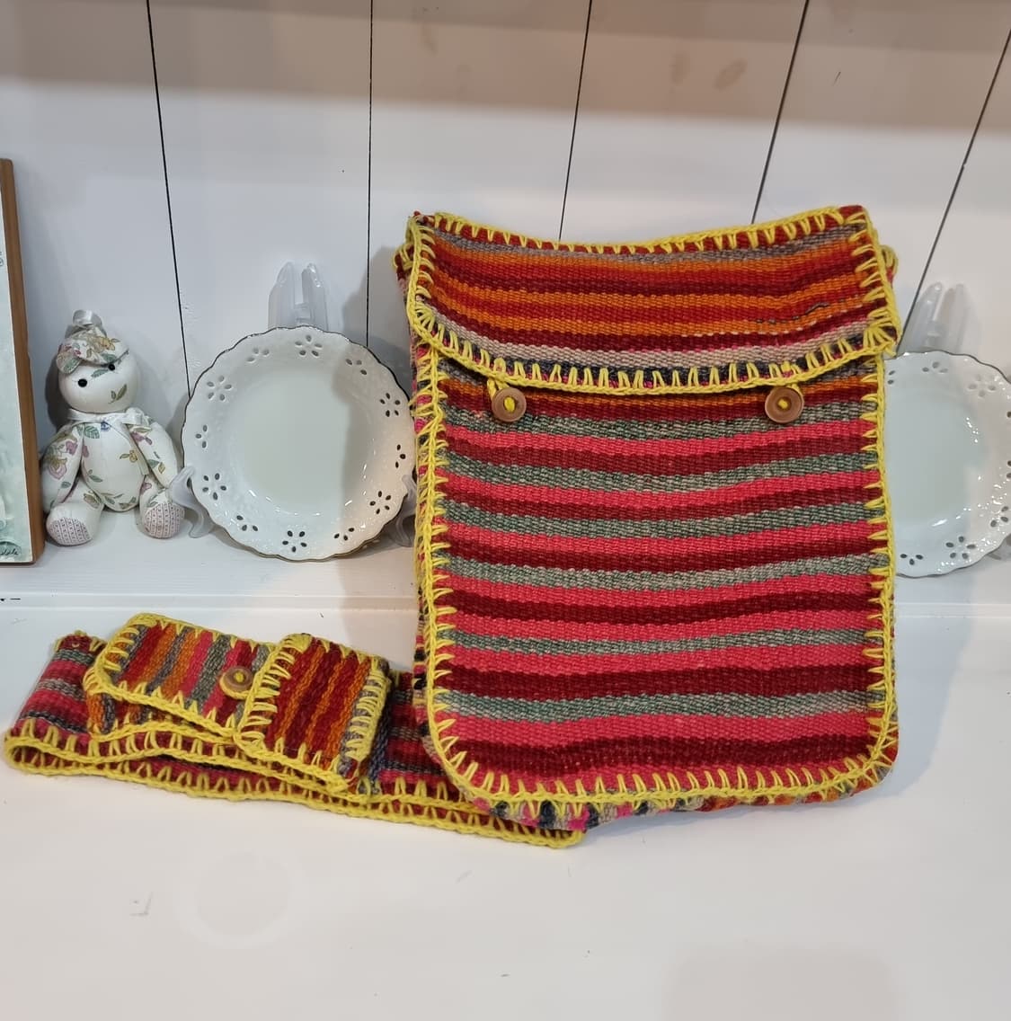 핸드메이드 스트라이프 백팩 상품이미지8