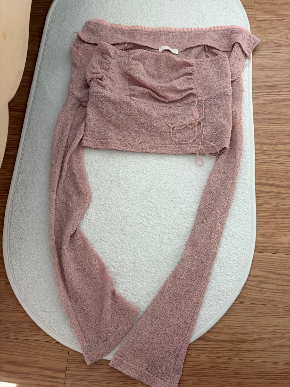 쓰리타임즈 디어블라우스 핑크 M 상품이미지2