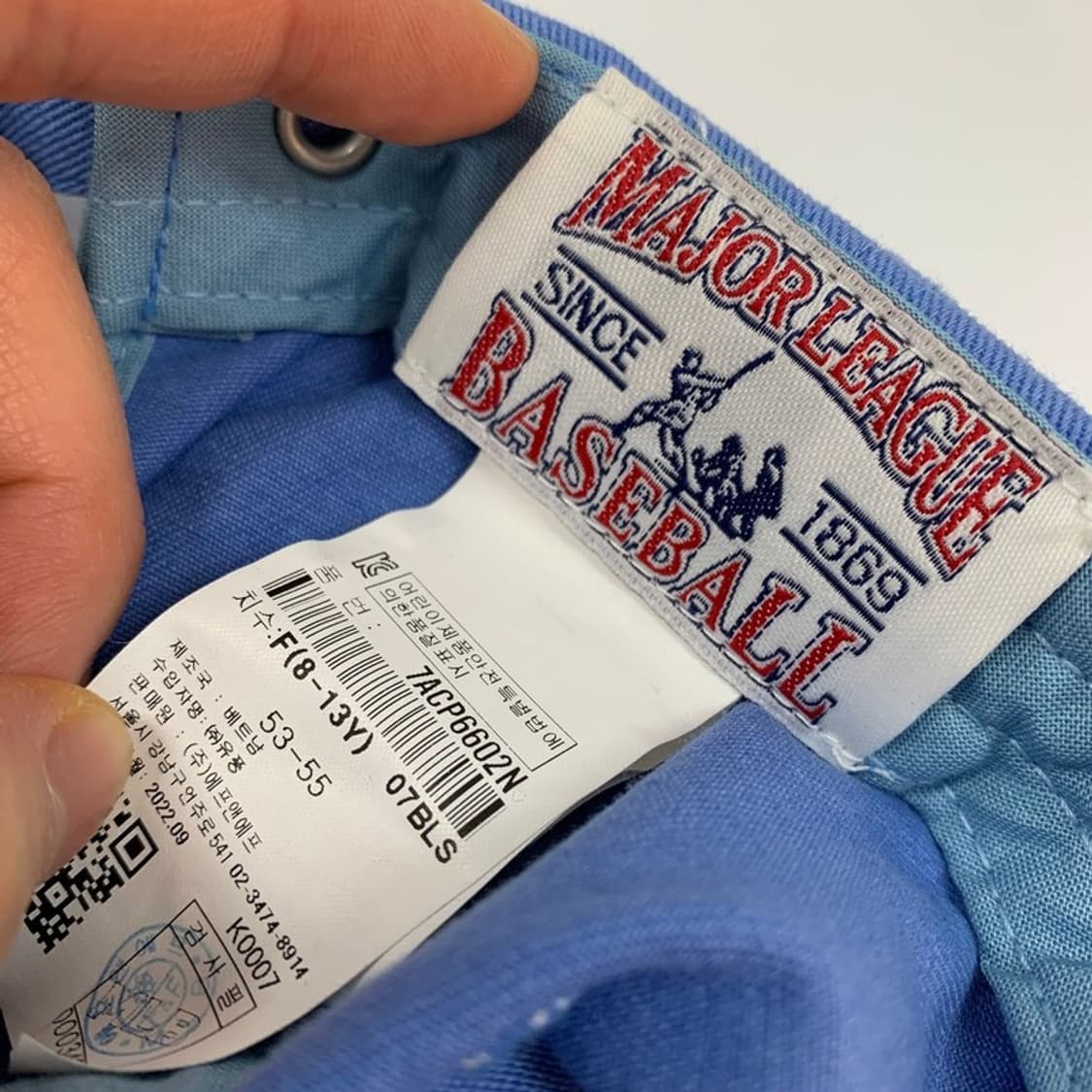 MLB 키즈 LA 다저스 베이직 볼캡 블루 상품이미지7