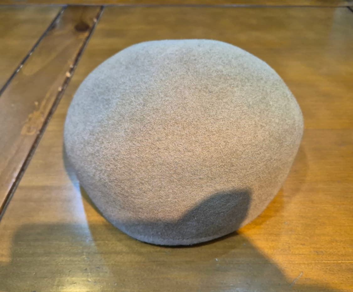 베이지 울 헌팅캡 상품이미지4