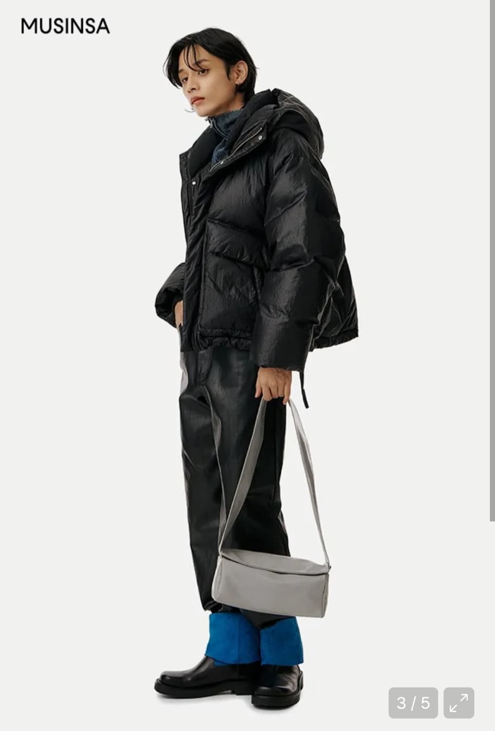 [IEY] MN HOODIE DOWN JACKET Black 상품이미지2