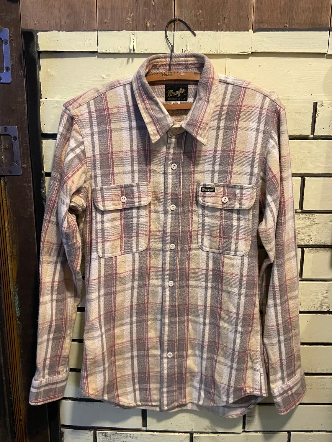 Vintage Wrangler Flannel Shirt 상품이미지1