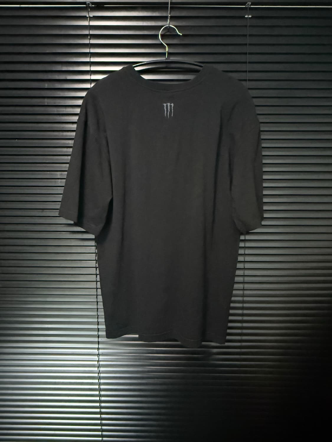 몬스터에너지 블랙 XXL 2XL 110 오버핏 스트릿 패션 쿄카 반팔 티 상품이미지3