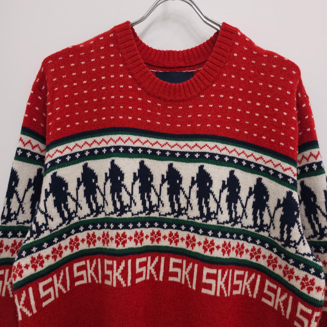 레드 노르딕 니트 상품이미지2