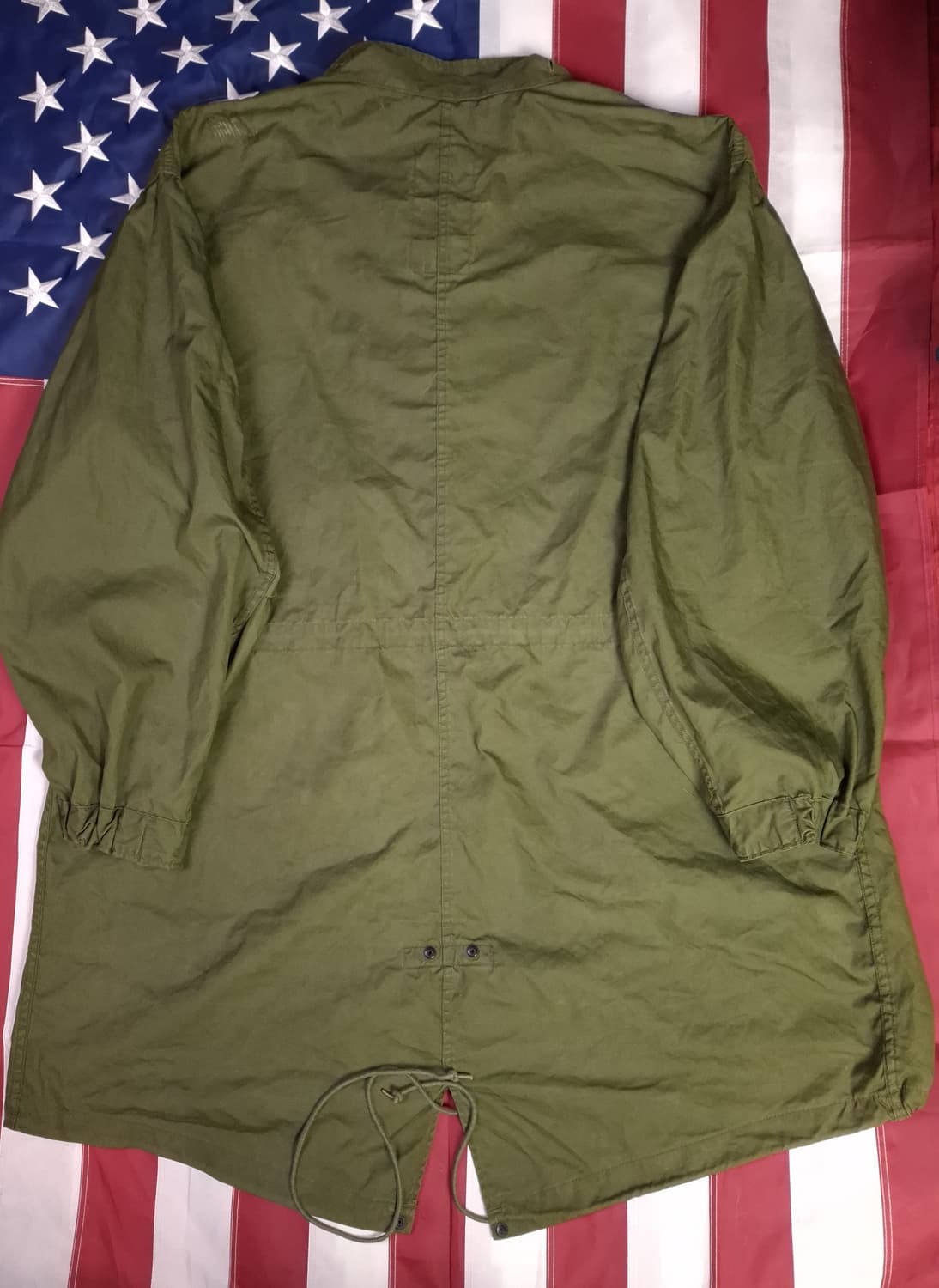 오리지날 미군 M-65 개파카 후드 양털 라지사이즈 풀셋트 상품이미지9