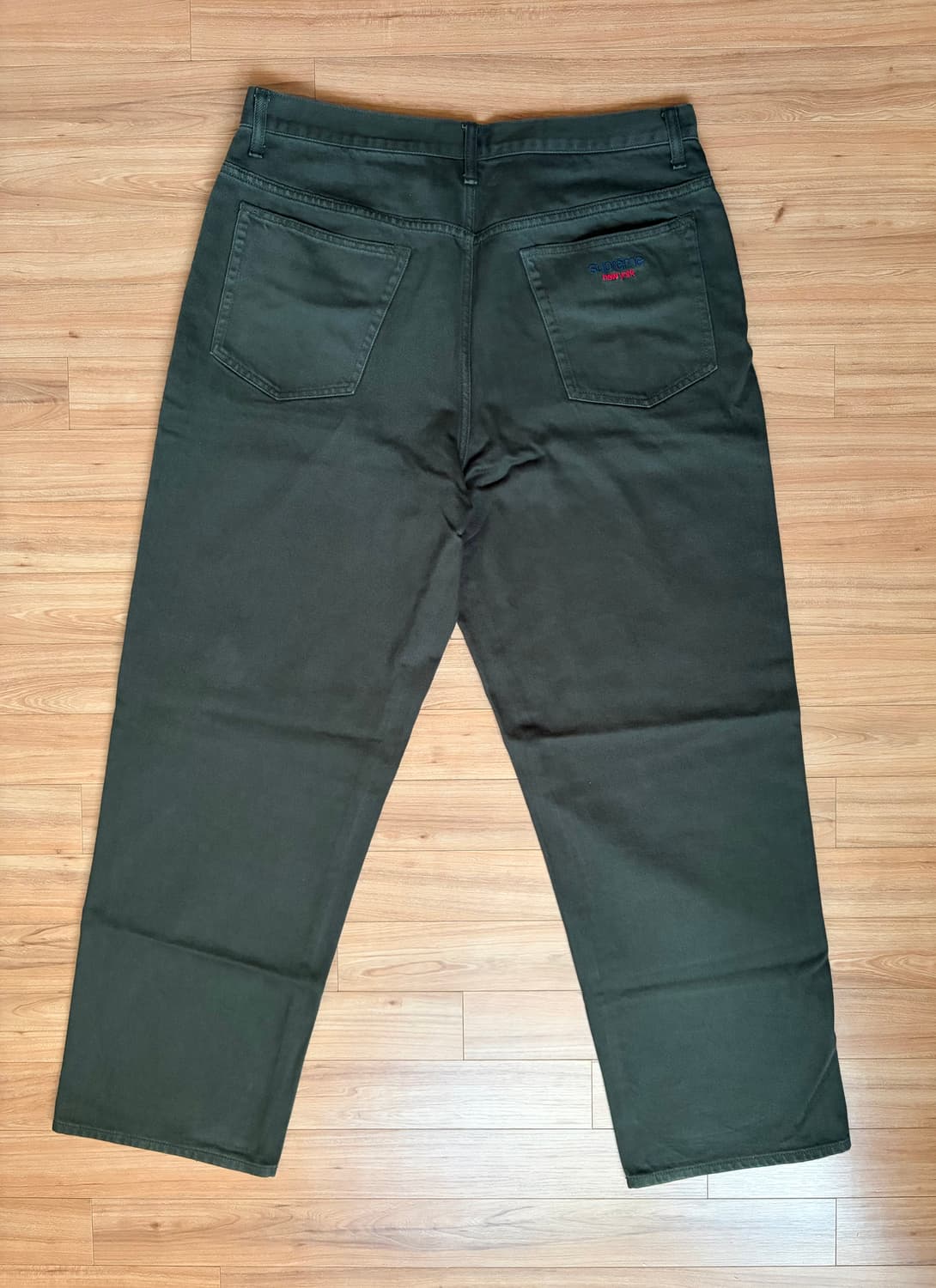 [34] 슈프림 배기 진 올리브 - 24FW 상품이미지3