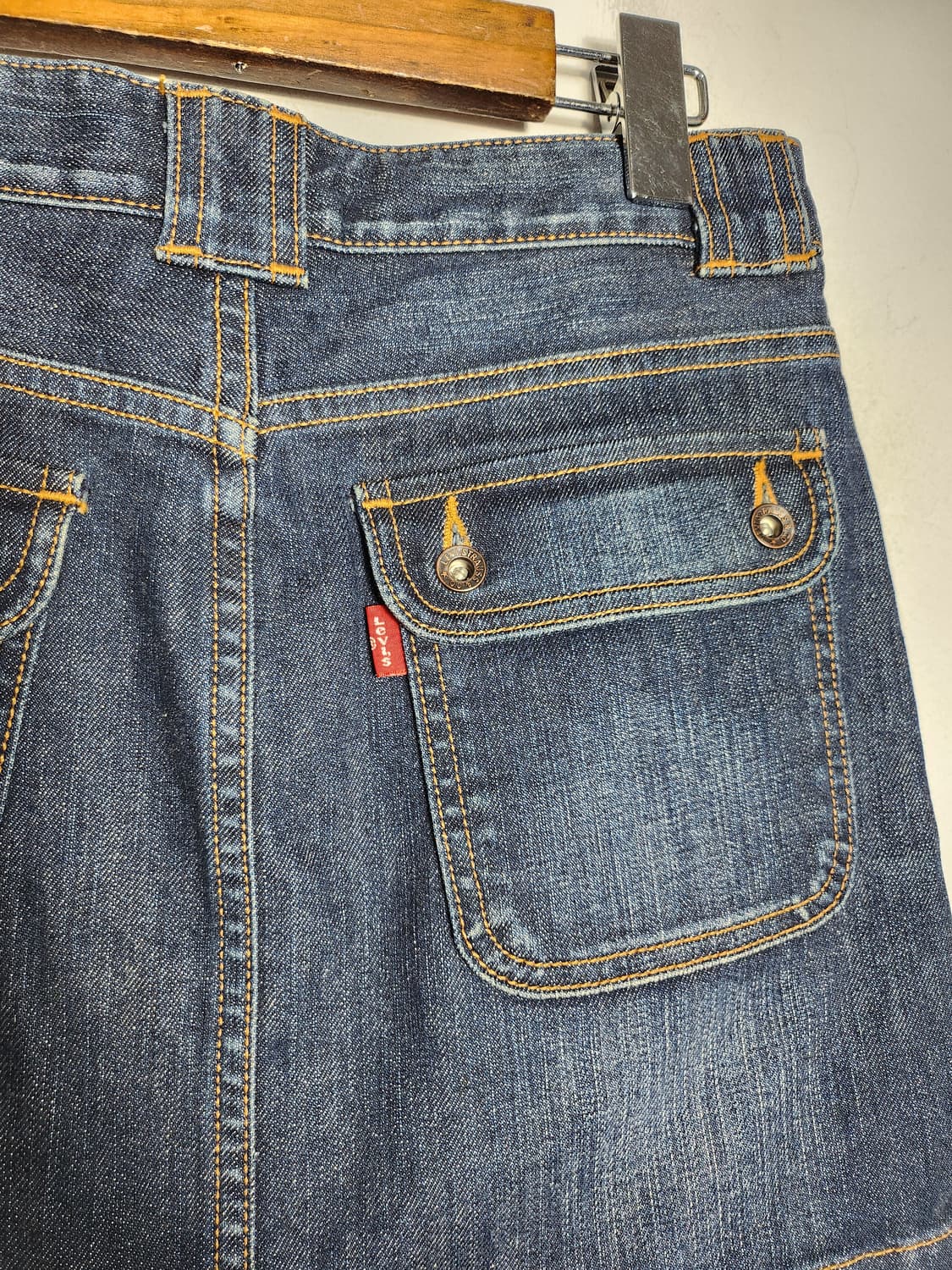 리바이스 데님 미니 스커트 상품이미지5