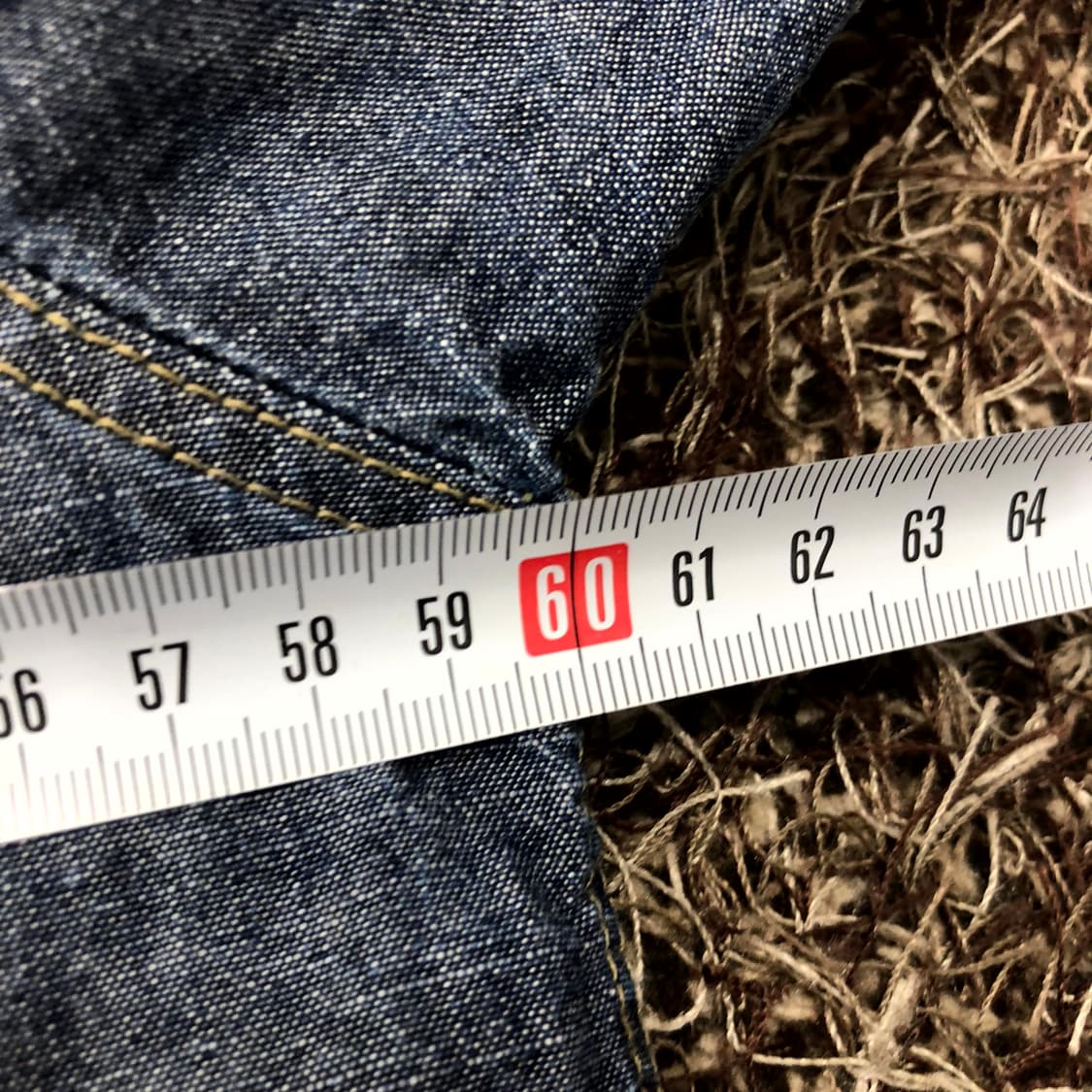  XL 후부 레터링 데님 셔츠 상품이미지7