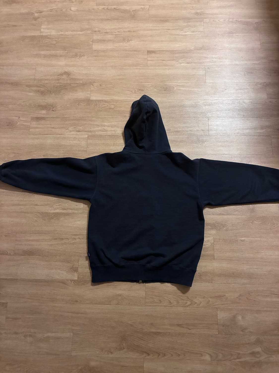 예일 네이비 투웨이 후드집업 상품이미지2