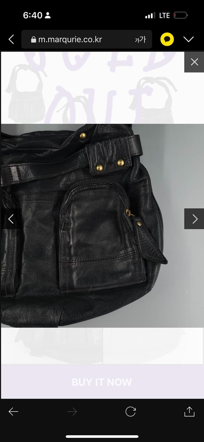 빈티지 리본 스트랩 숄더백 상품이미지6