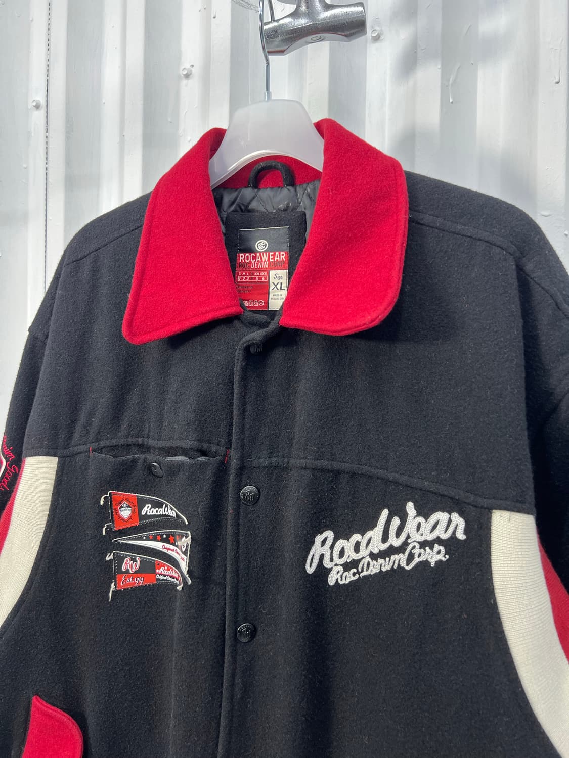 90s Rocawear wool varsity jk 상품이미지3