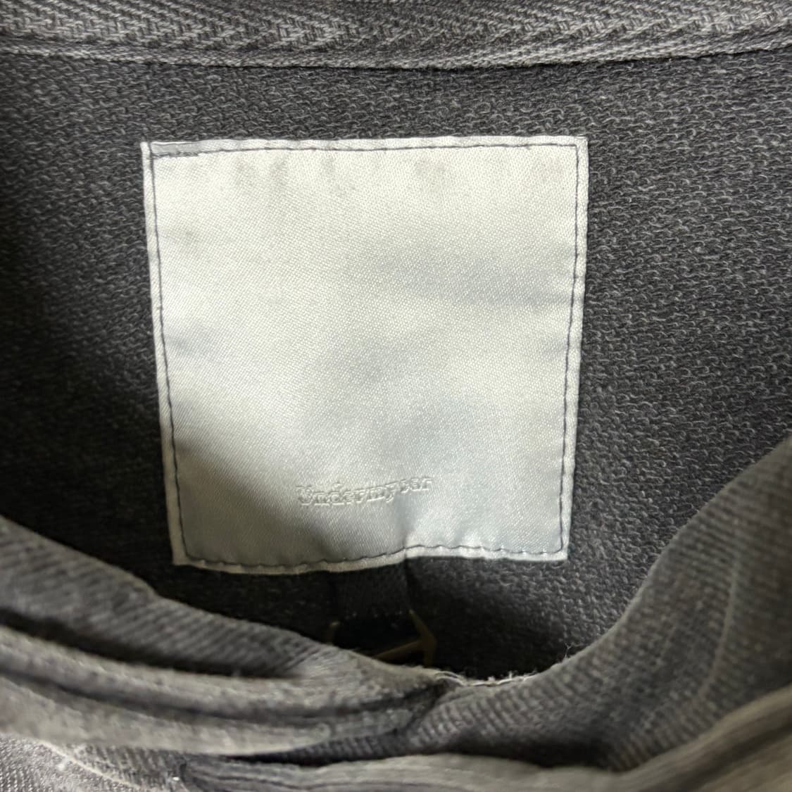 언더마이카 오버사이즈 피그먼트 후디 그레이 상품이미지4