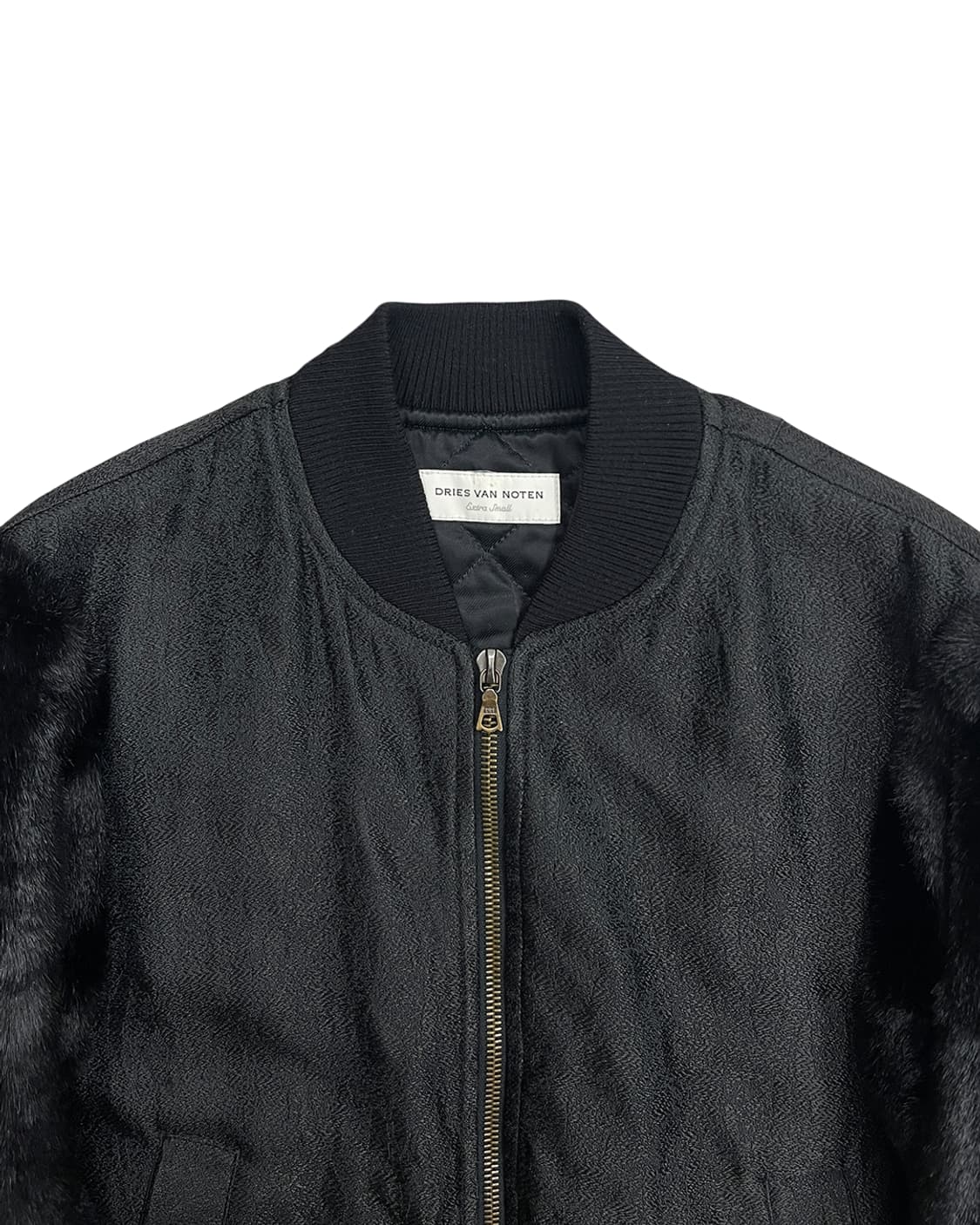 드리스 반 노튼 퍼 슬리브 블루종 상품이미지7