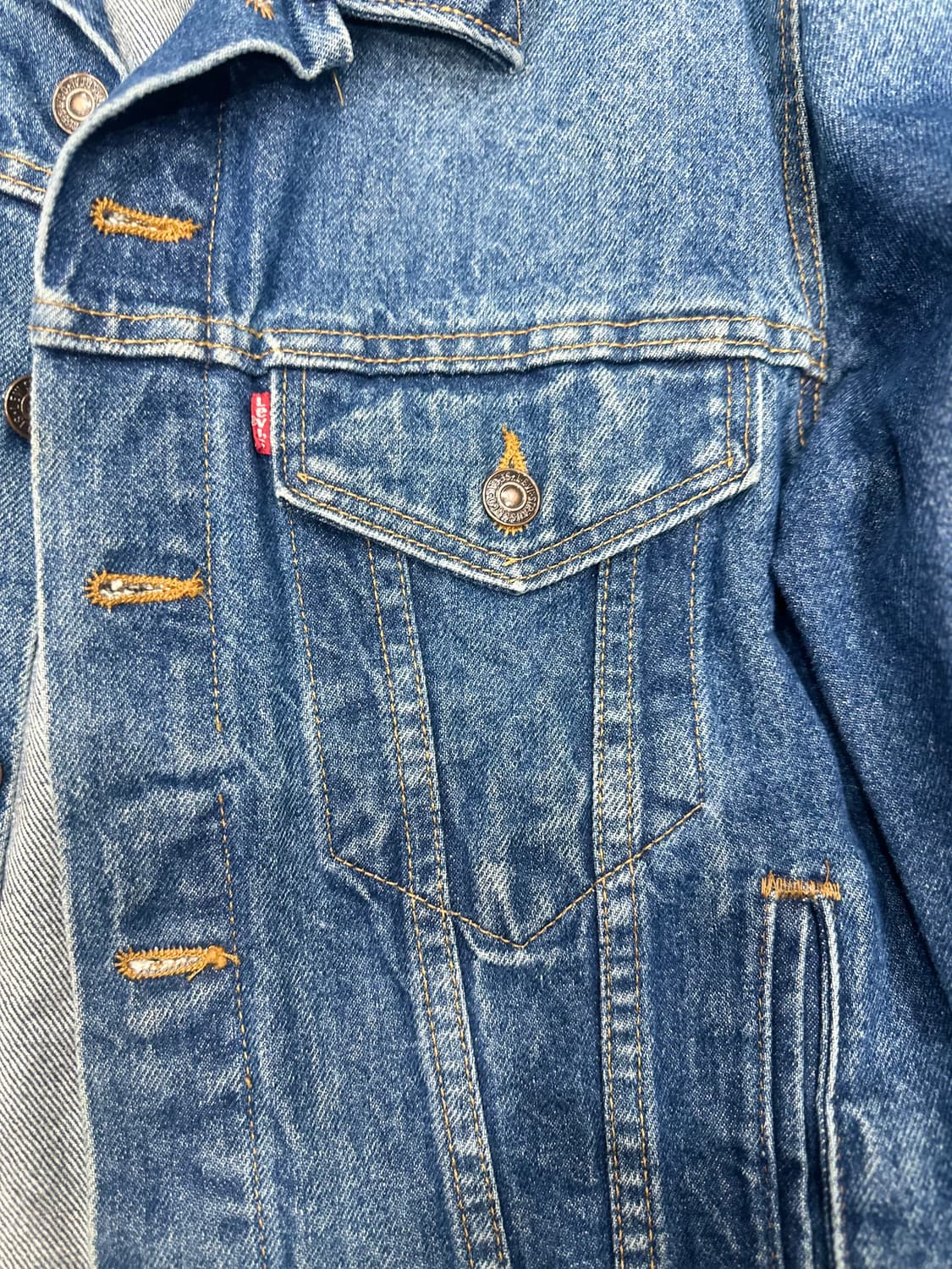 90s 리바이스 3세대 데님자켓 38 usa 상품이미지3