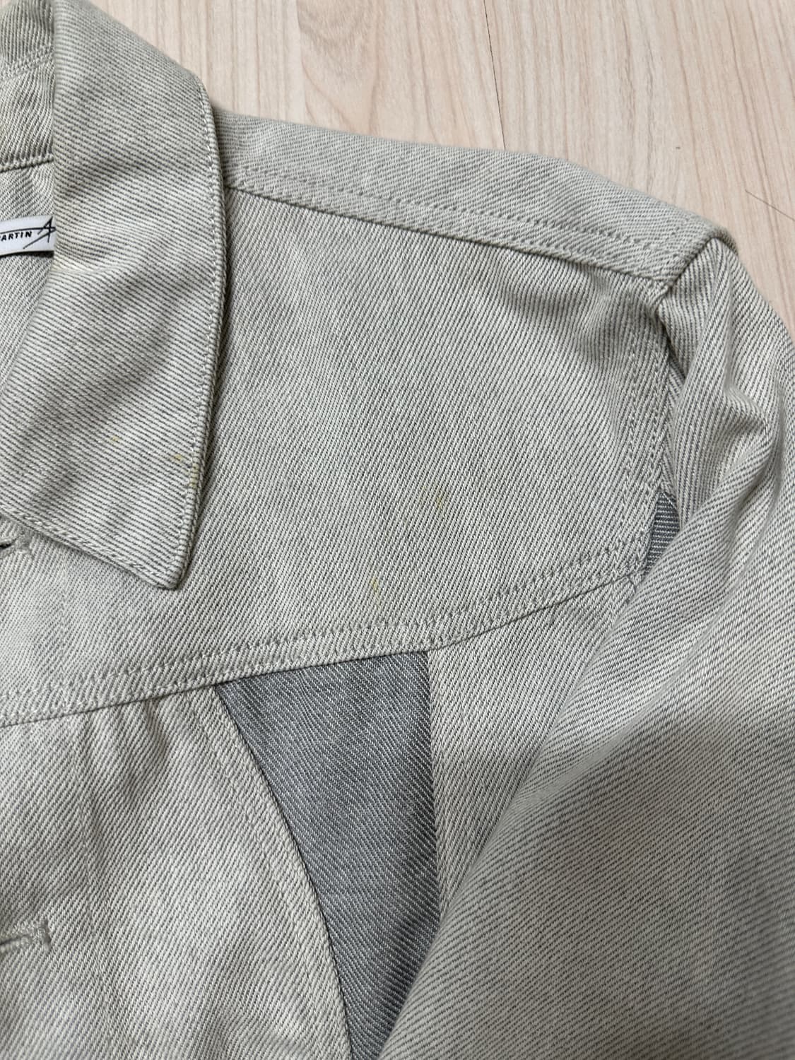 [1] 록히드마틴 트윌 트럭커 자켓 아이보리 상품이미지4