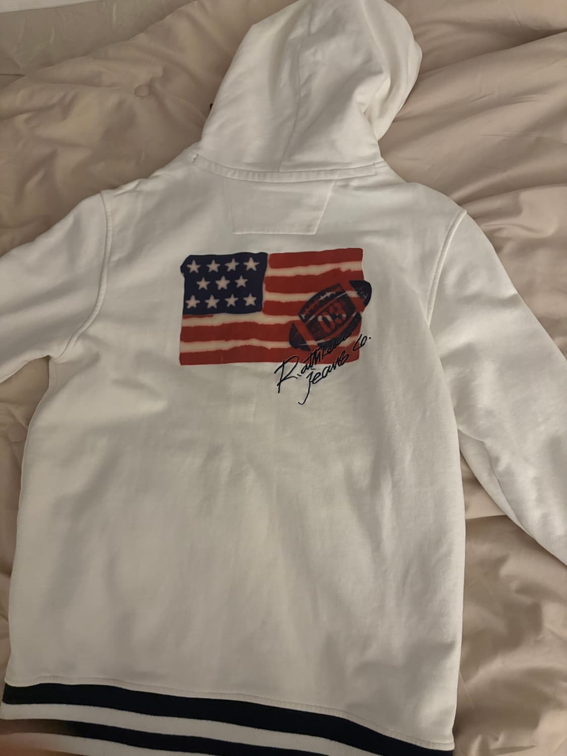 아메리칸 베어 스튜디오 빈티지 성조기 후집 상품이미지2