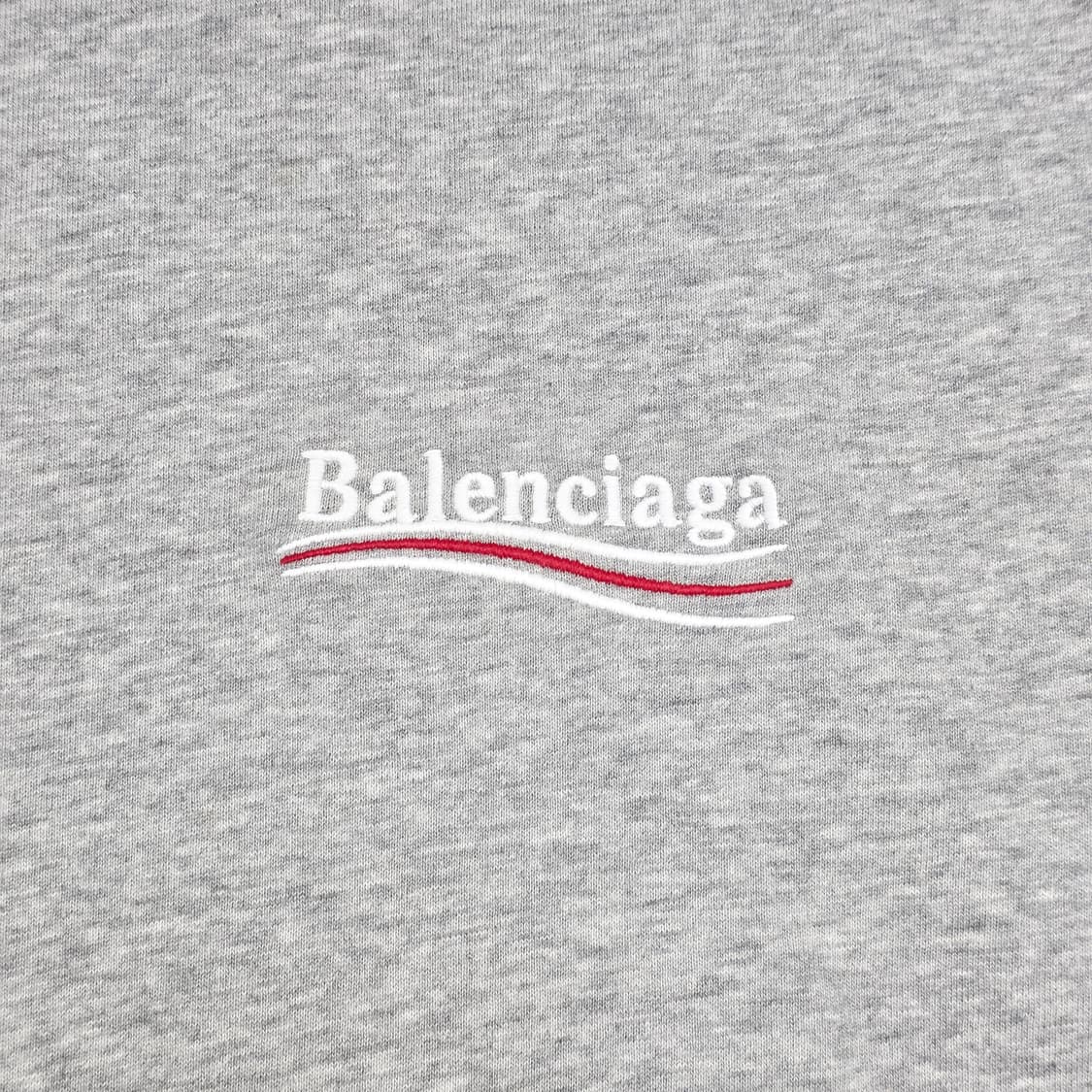 발렌시아가 여성 웨이브로고 반팔 티셔츠 상품이미지3