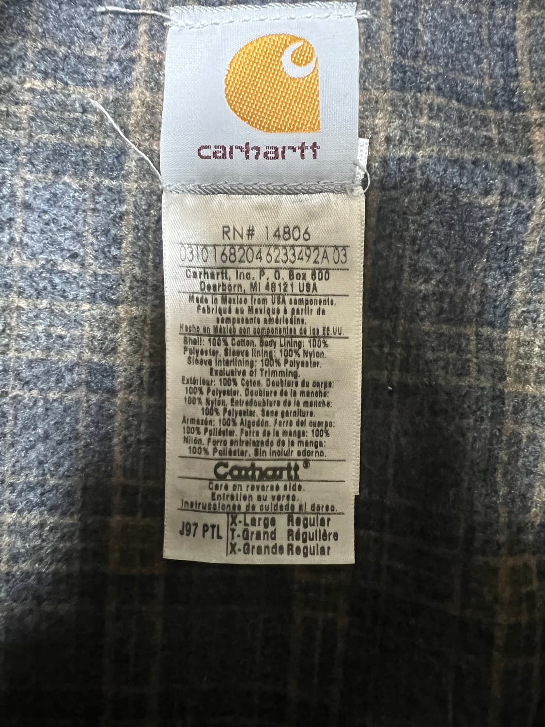 칼하트 디트로이트 J97 PTL XL 상품이미지5