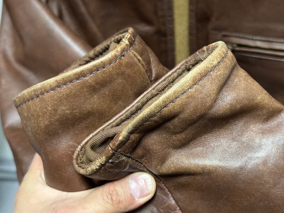 38) 2000s 샘 워커(에어로레더) 하이웨이맨 브라운 상품이미지5