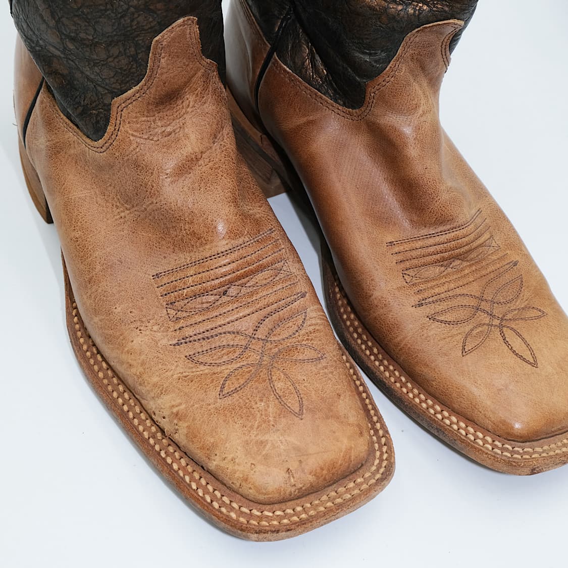 빈티지 저스틴 스퀘어토 웨스턴 부츠 7.5B(255)사이즈 BT25501 상품이미지7