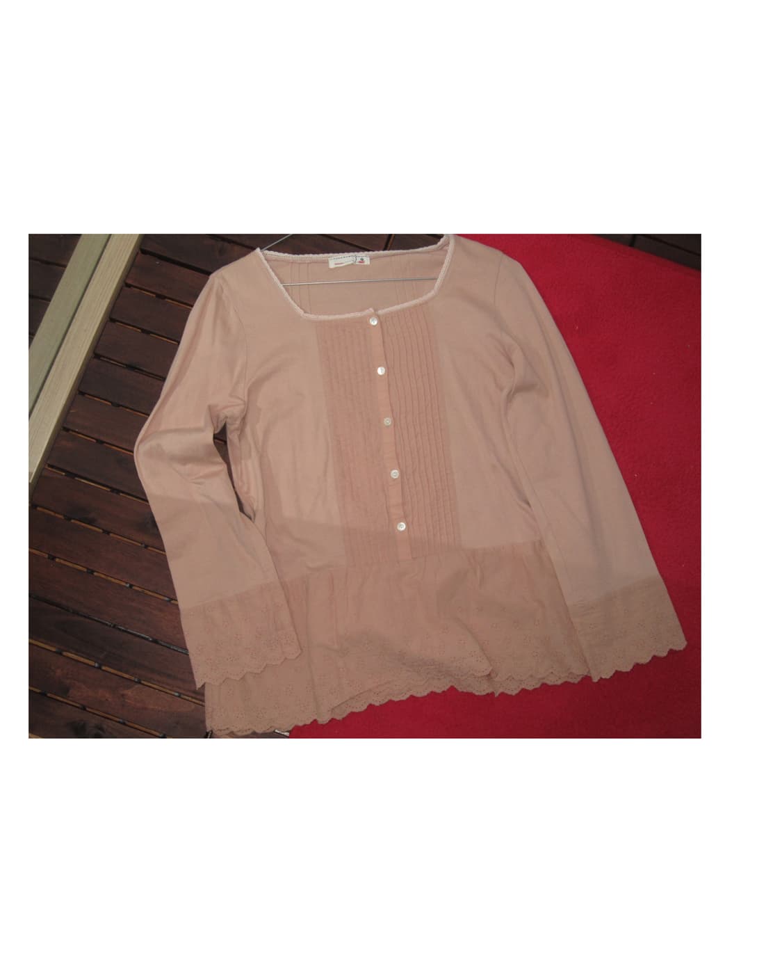 Sm2 pink lace blouse 상품이미지1