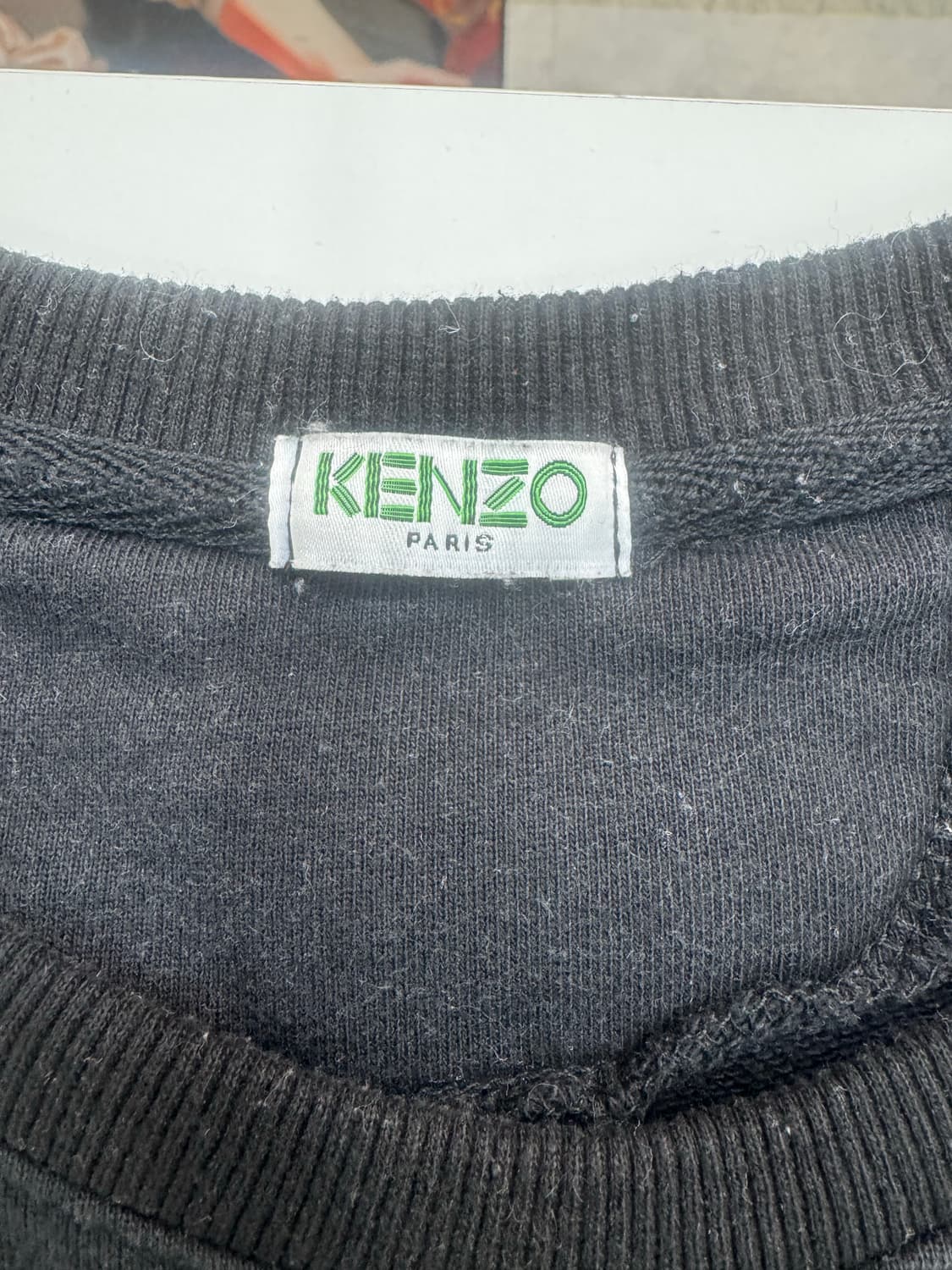 KENZO 타이거 자수 맨투맨 블랙 XL  상품이미지2