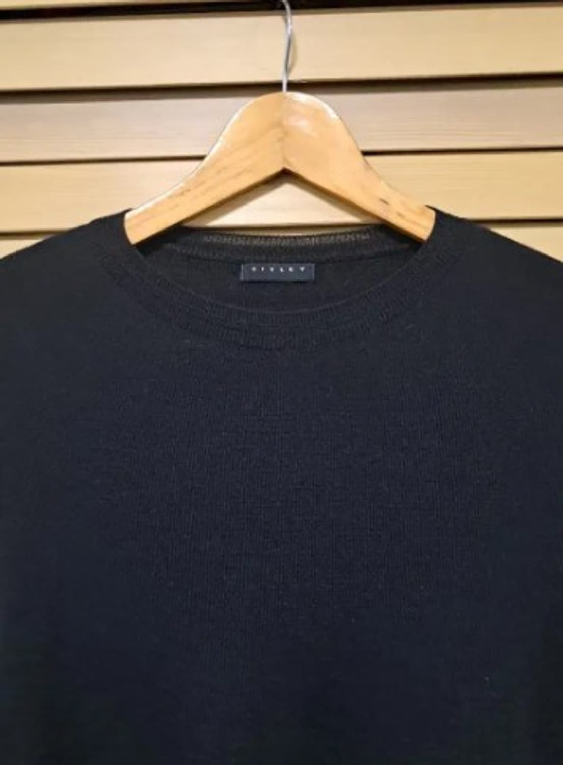 시슬리앏은 여성블랙니트F 상품이미지1