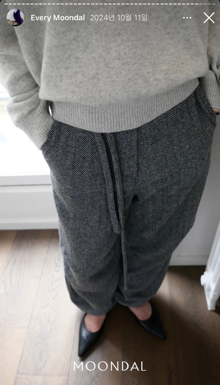 문달 헤링본 파라슈트팬츠 s 상품이미지3