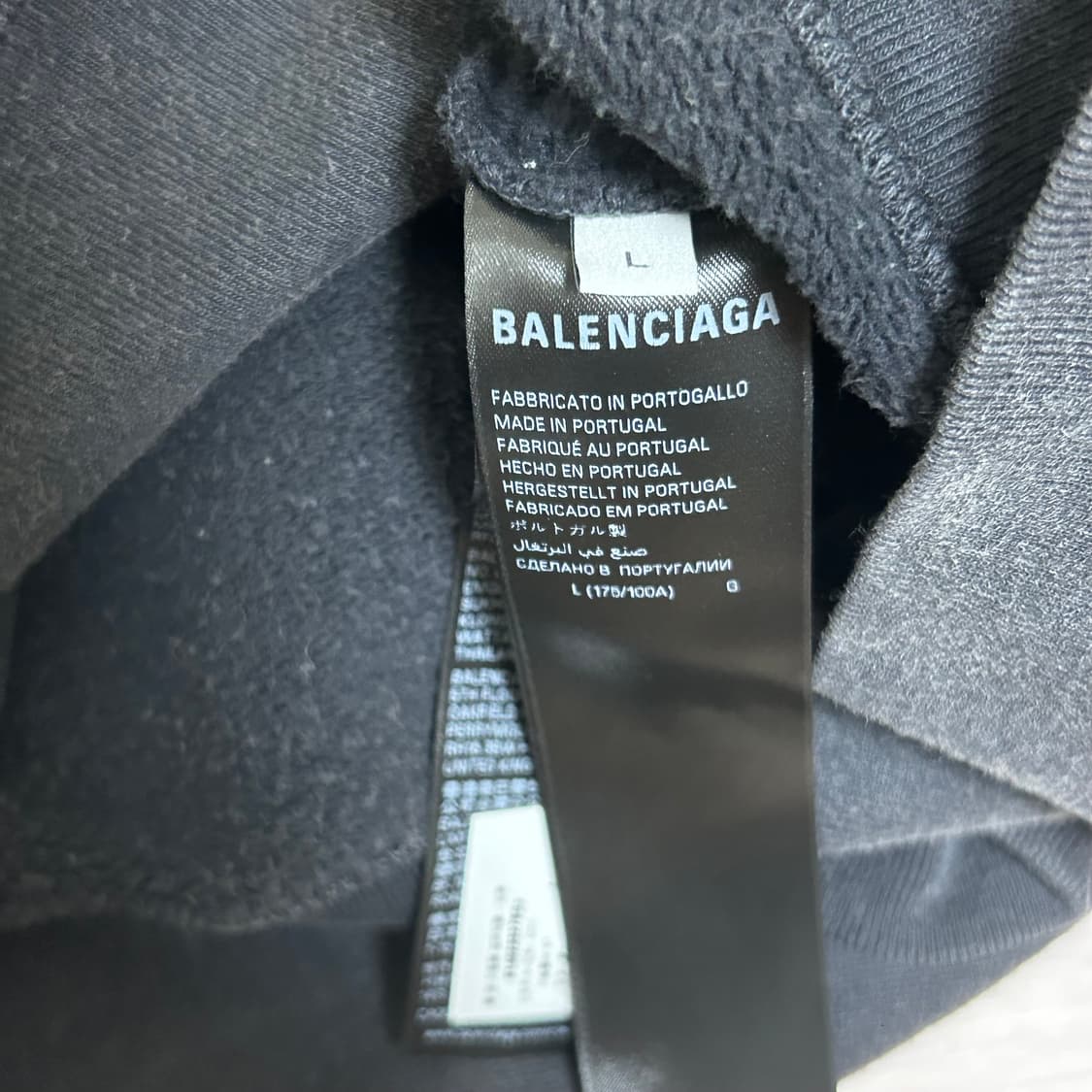 [빠른처분]발렌시아가 스탠다드 오버핏 후드집업 상품이미지4