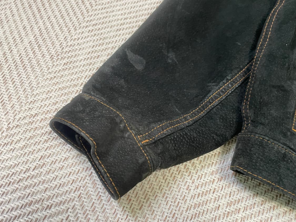 Pegabo 페가보 워셔블 스웨이드 트러커 재킷 J03404 상품이미지2