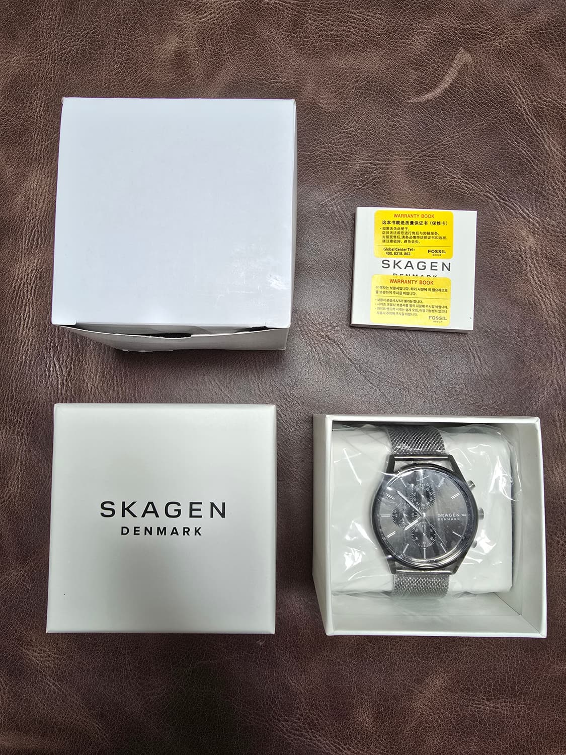 스카겐(SKAGEN) skw6608 홀스트 크로노그래프 차콜 메쉬 상품이미지2