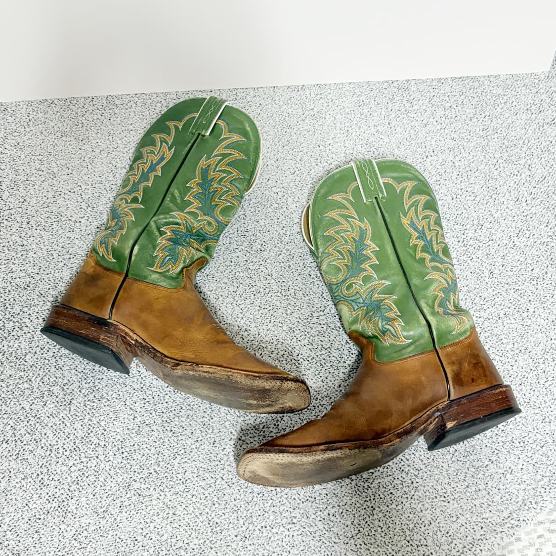 토니 라마 빈티지 웨스턴 카우보이 부츠 Made in USA 상품이미지6