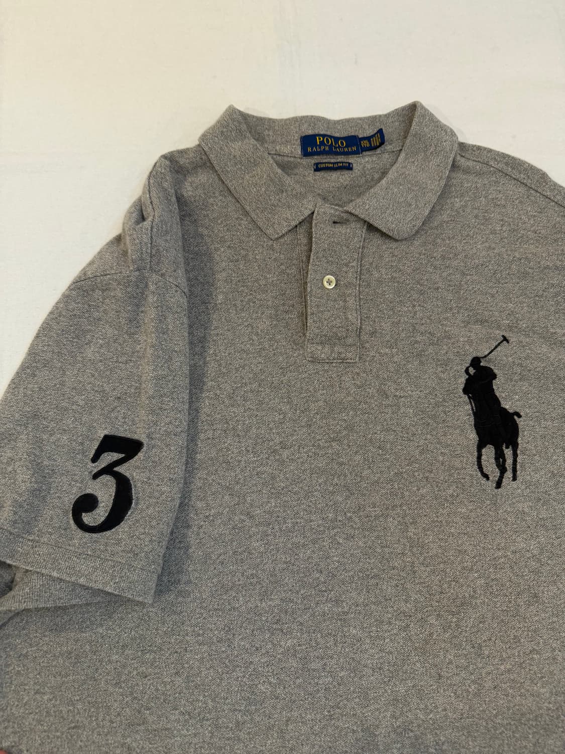 폴로 랄프로렌 빅포니 치프키프 반팔 카라티 그레이 상품이미지2