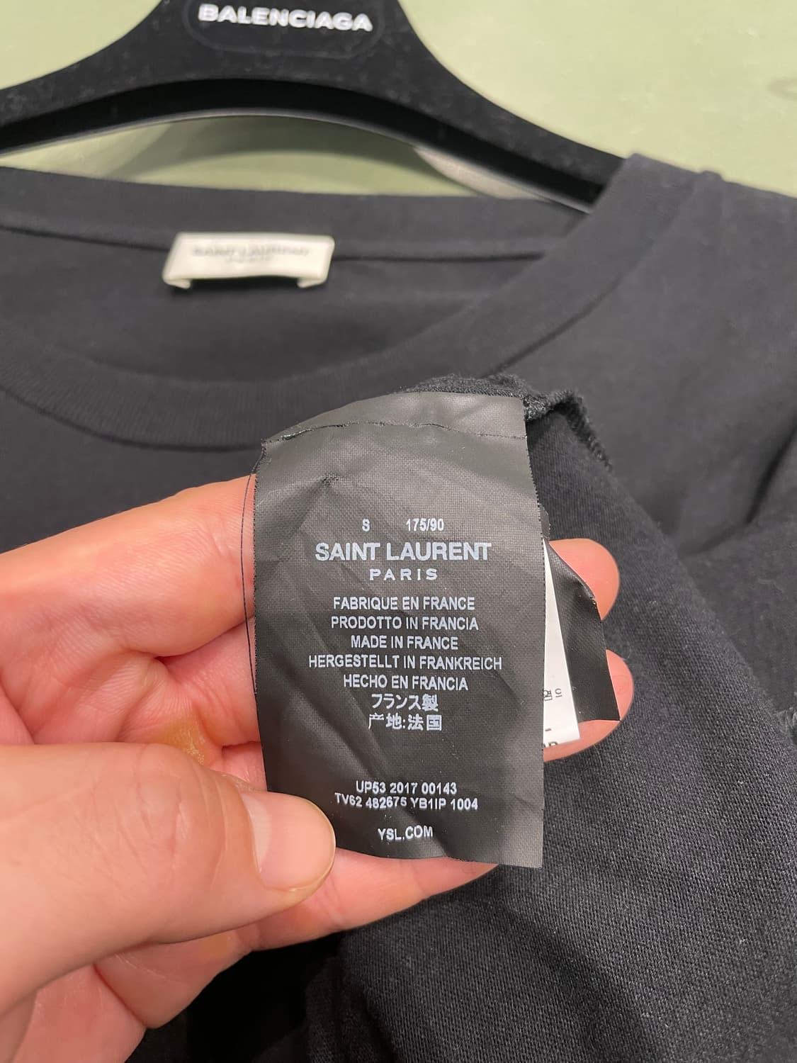 생로랑 노 스모킹 티셔츠 상품이미지3