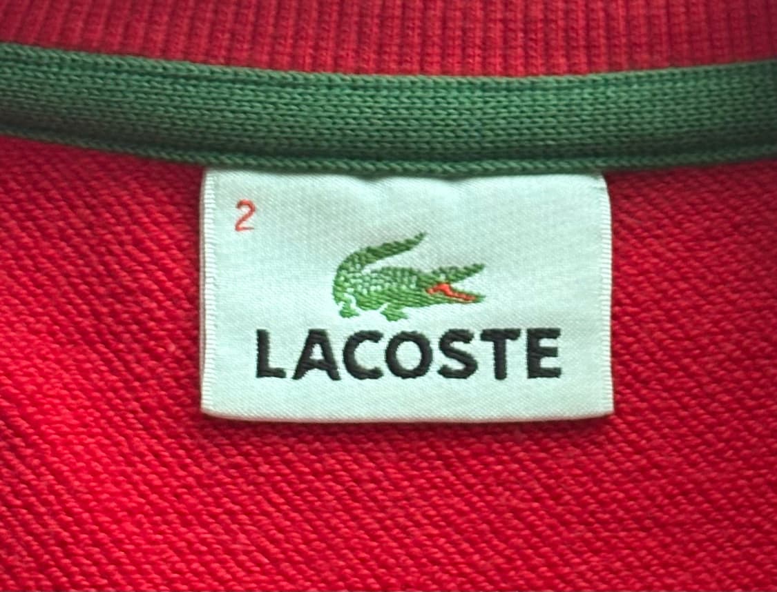 Lacoste 라코스테 빅로고 레드 맨투맨  상품이미지4
