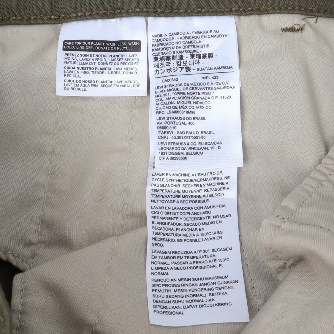 리바이스 카키 XX 치노팬츠 상품이미지8