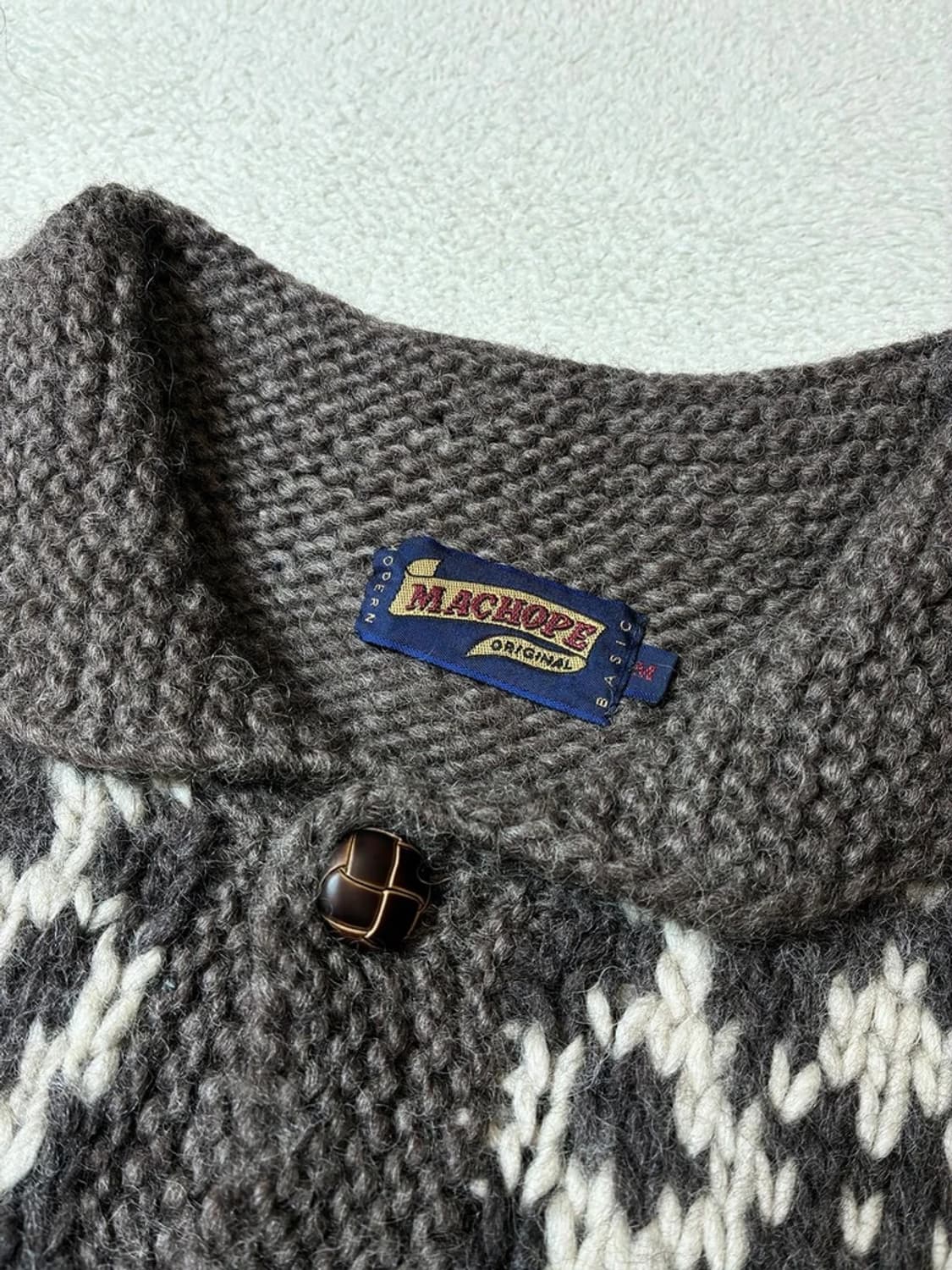 맥호프 Machope 울 노르딕 코위찬 니트 PN7962 상품이미지3