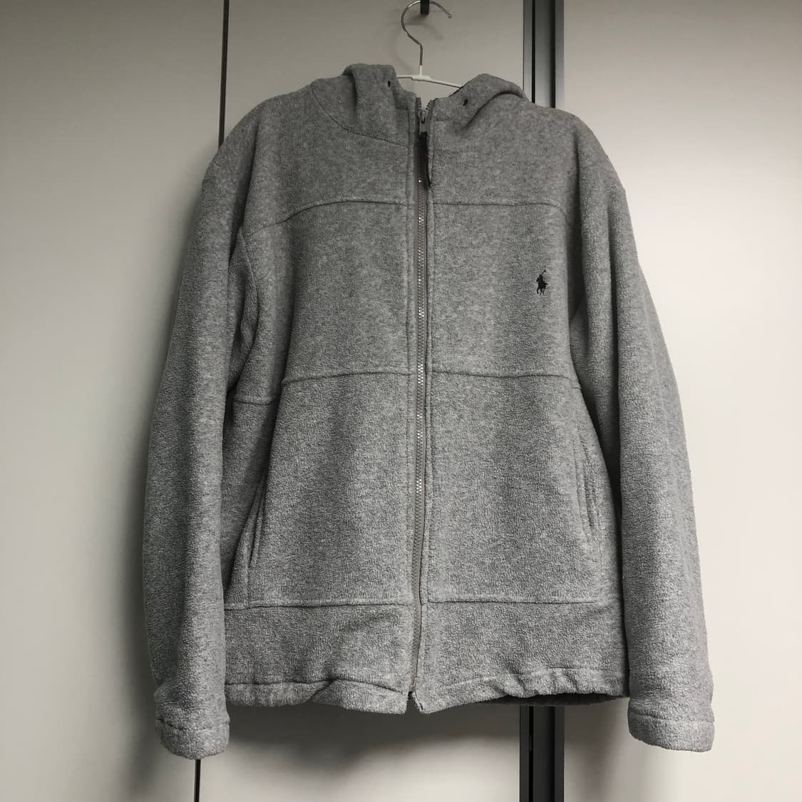 폴로 누빔 후리스 후드집업 뽀글이 플리스 자켓 상품이미지2
