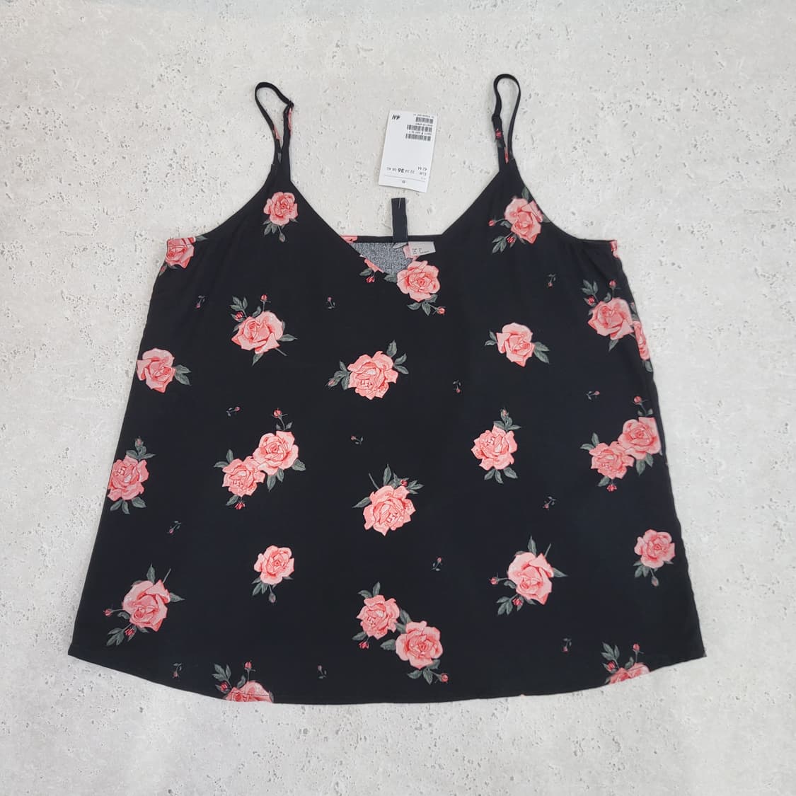 [S]H&M 로즈 플라워 슬립나시 상품이미지8