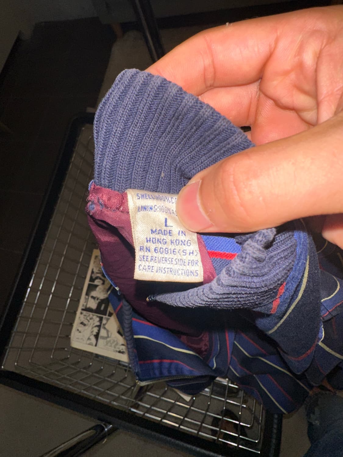 90‘s Tommy Hilfiger stripe boomber JK 상품이미지10