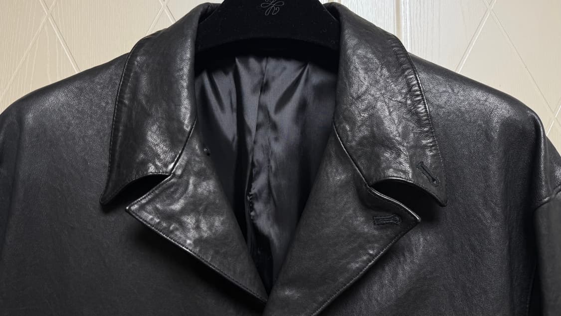 유스 / 워시드 레더 자켓 / M 상품이미지3