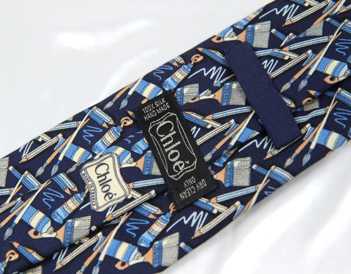 끌로에 9.5cm A-등급 남자 명품 넥타이 상품이미지3