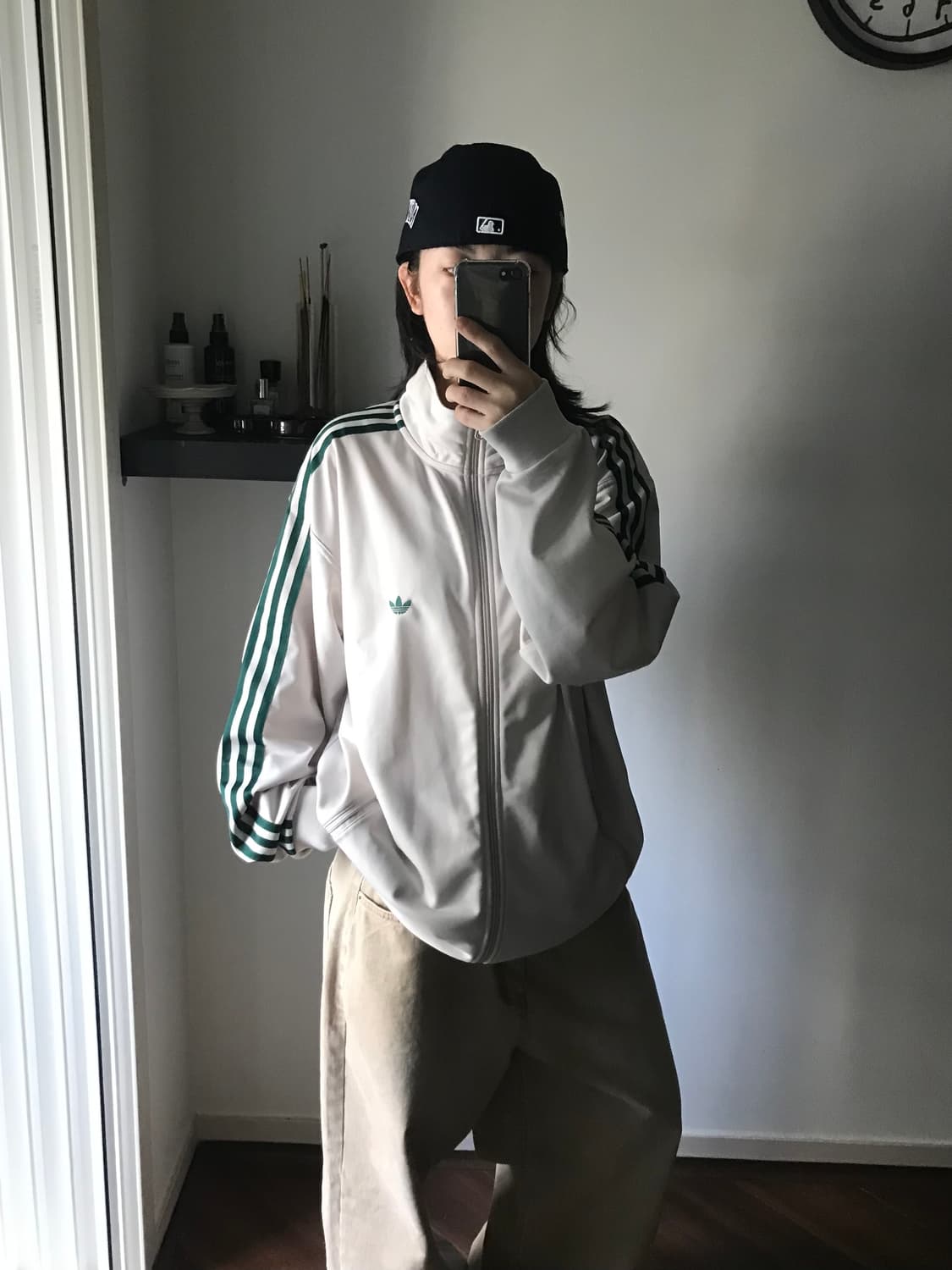 아디다스 오리지널스 트랙 자켓 젠더 뉴트럴 블리스 컬리지 에이트 그린 상품이미지5