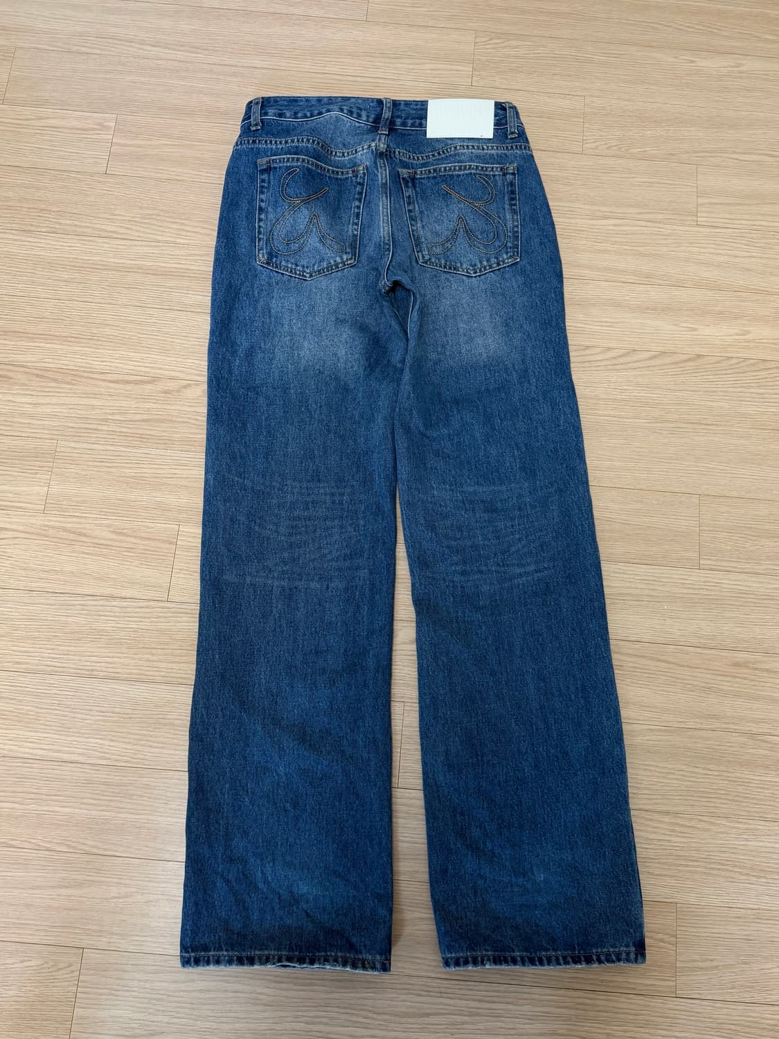 글로니(glowny) Malissa jeans 말리사진 미드블루 m 상품이미지4