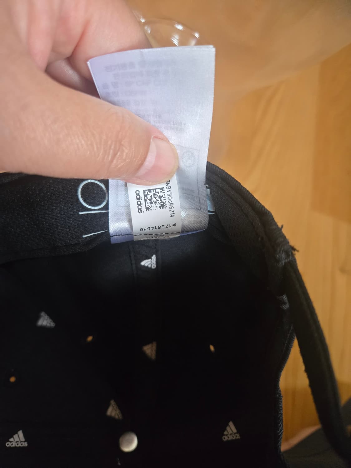 아디다스 정품 자수로고 블랙 볼캡 상품이미지6